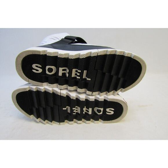 Sorel Joan Of Artic Women Size 8 Black White Waterproof Insulated Boots - Picture 9 of 11